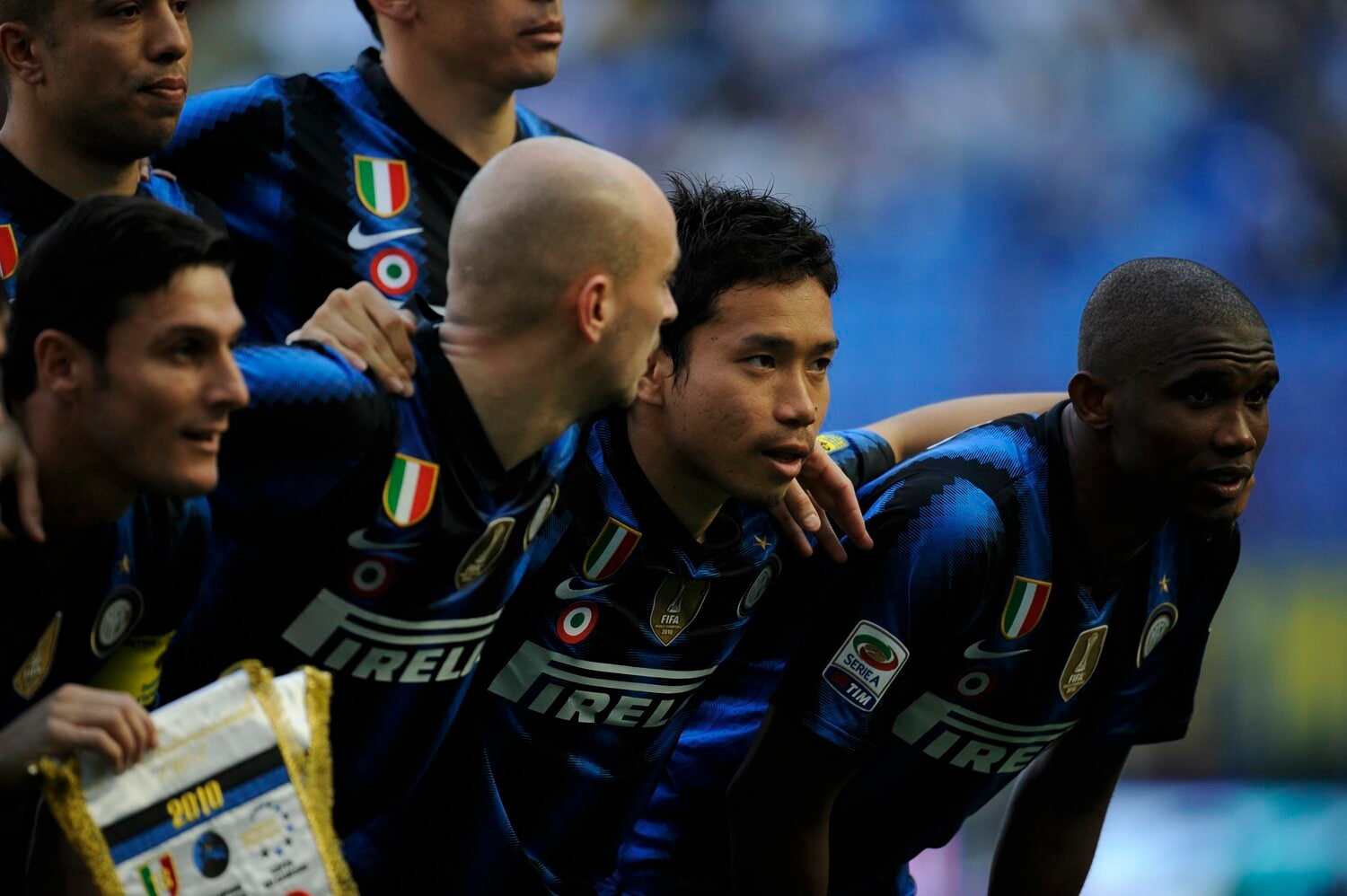 インテル時代の長友　©Takuya Sugiyama