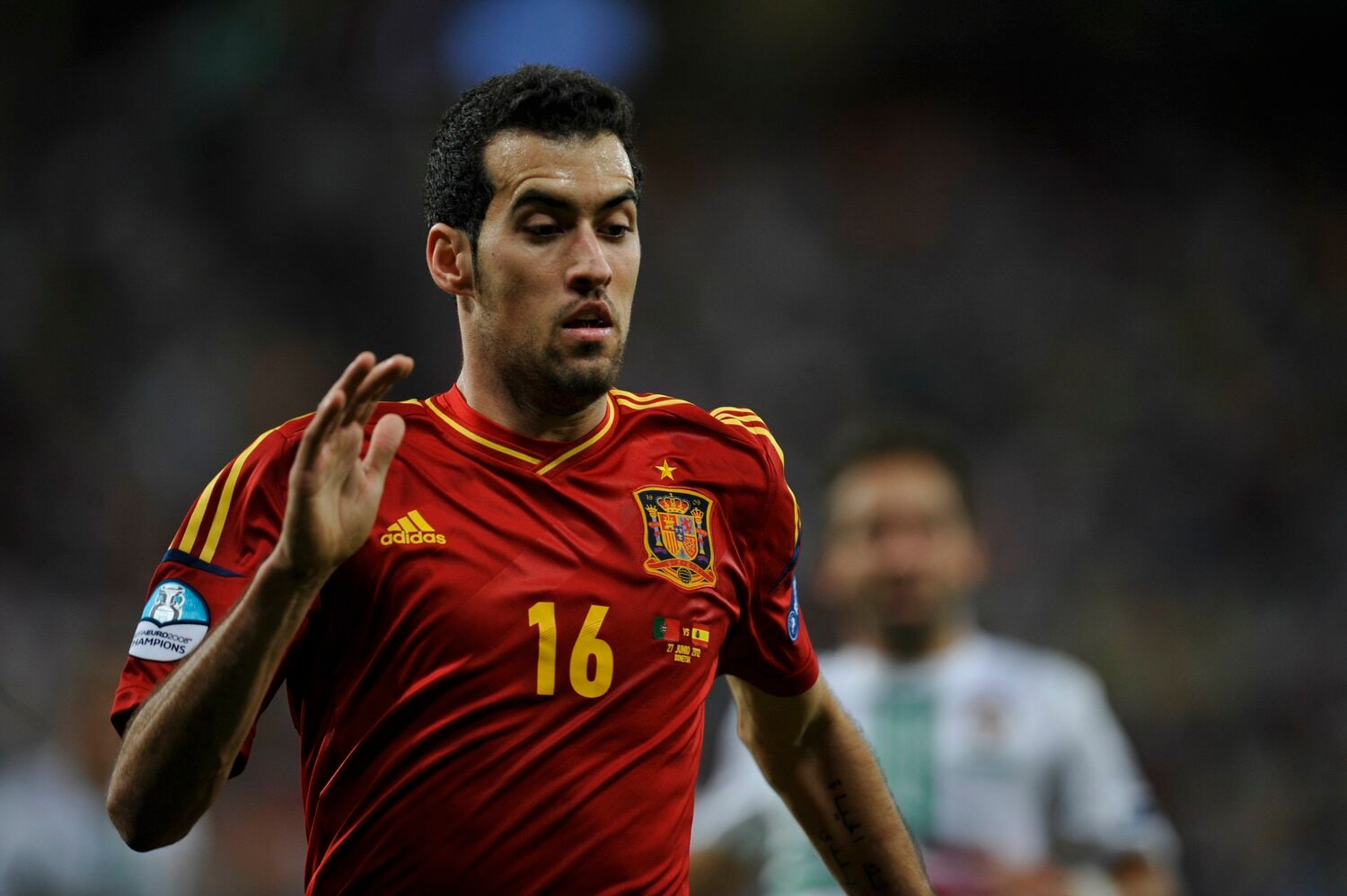 ブスケッツとロドリも同じ背番号16だった時代があるのも偶然ではないだろう ©Takuya Sugiyama