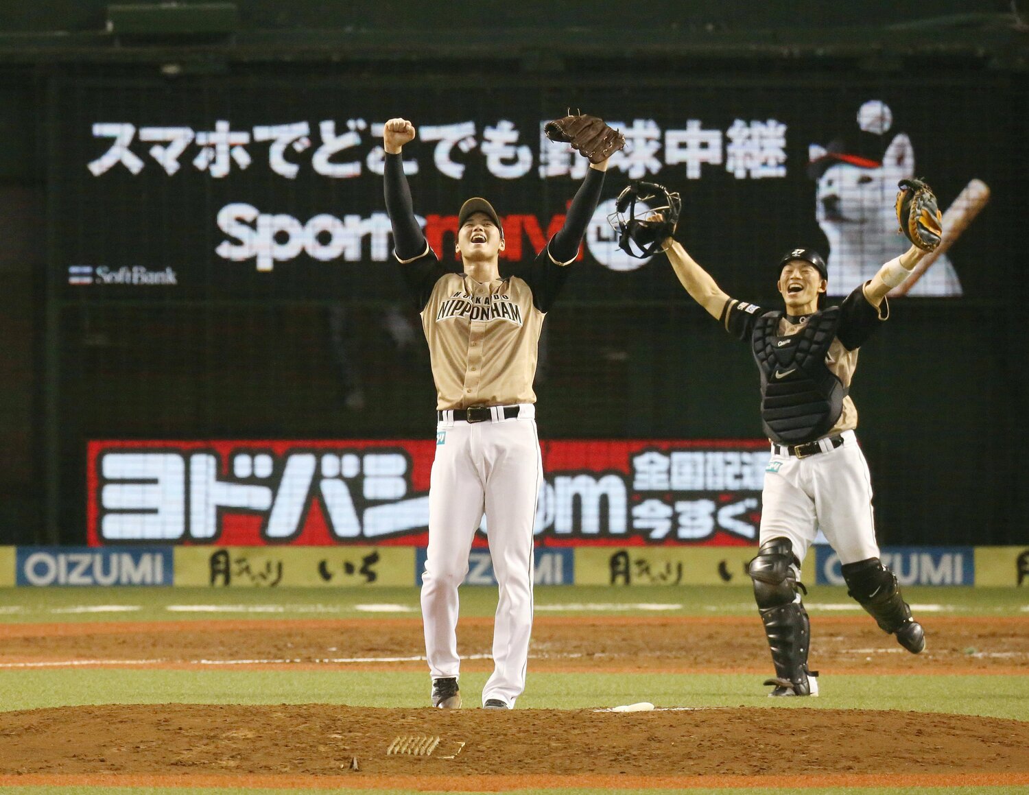 2016年リーグ優勝の瞬間　©JIJI PRESS