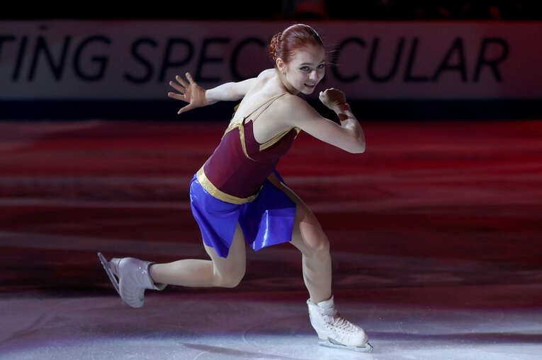 スケートアメリカ・エキシビションでのトゥルソワ