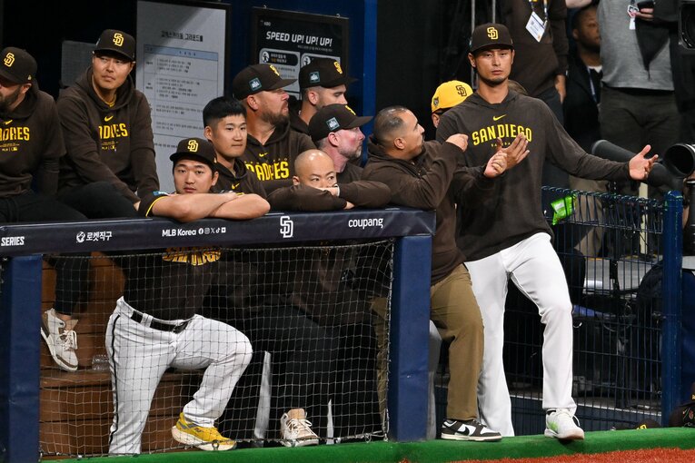 パドレスに在籍するダルビッシュ　©Getty Images