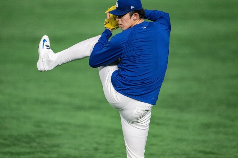【最新フォト】MLB開幕シリーズ2025　大谷翔平らドジャース軍団は東京ドームでのびのびと調整　©︎Nanae Suzuki
