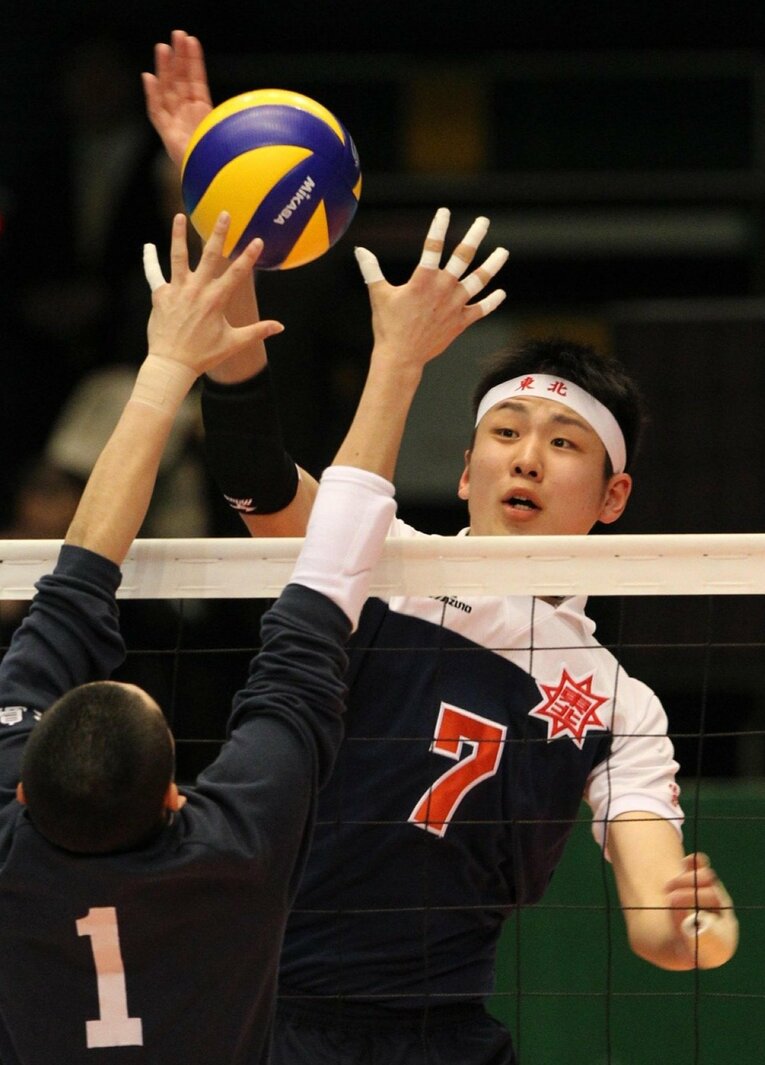 東北高校1年の小野寺太志（2012年1月）©︎Sankei Shimbun