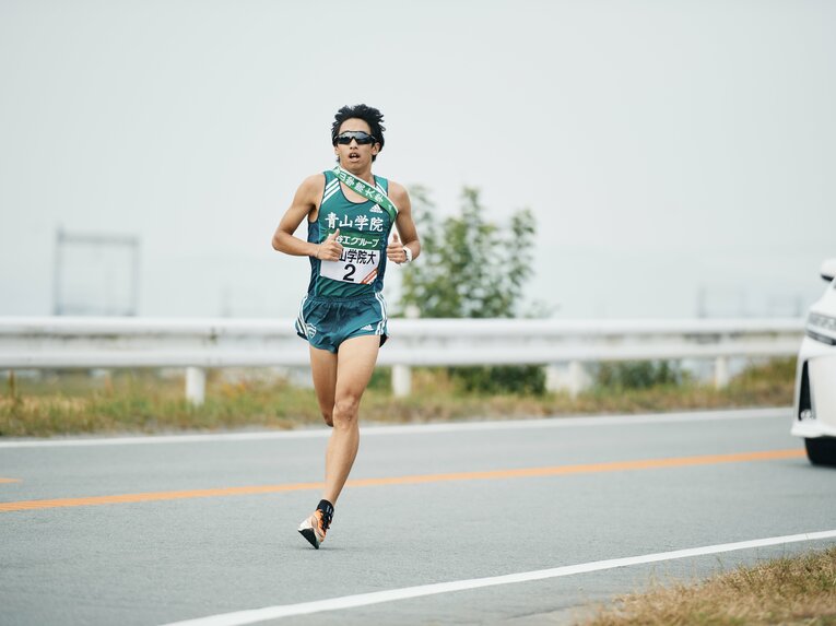 今年の全日本大学駅伝でも7区区間賞と好走した神林勇太　(C)Yuki Suenaga