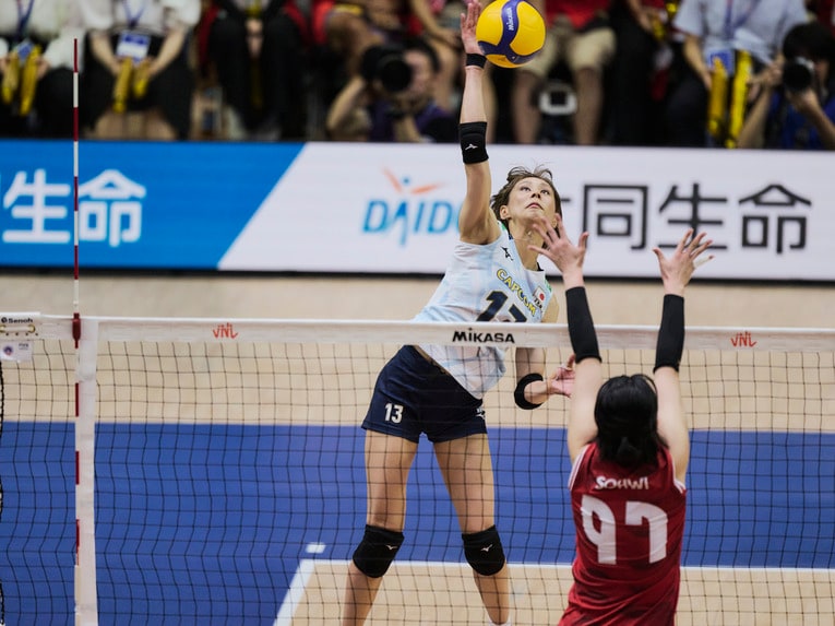 バレーボールネーションズリーグ 韓国戦　©︎Yuki Suenaga