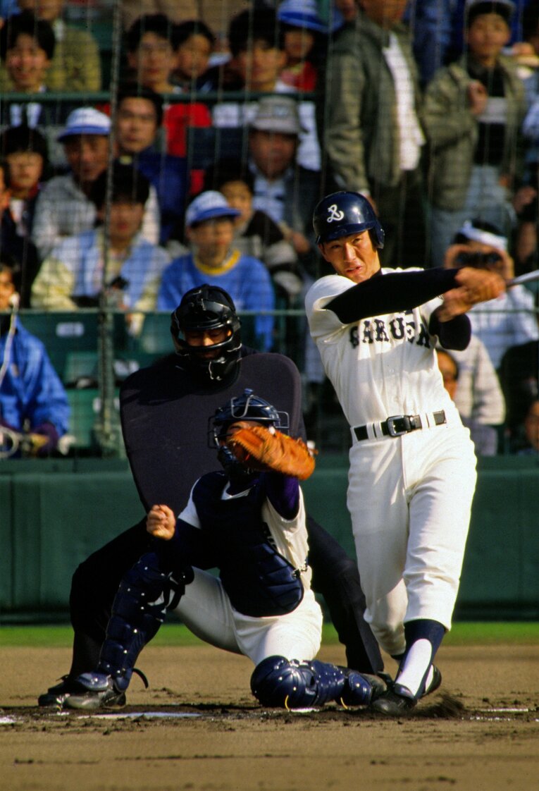 1985年春の選抜時のPL学園・清原　©︎Katsuro Okazawa/AFLO