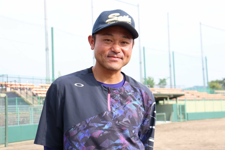 今年4月から聖光学院女子野球部の監督に就任した松崎。盛岡大附高のコーチとして、多くの名選手と戦ってきた ©Genki Taguchi