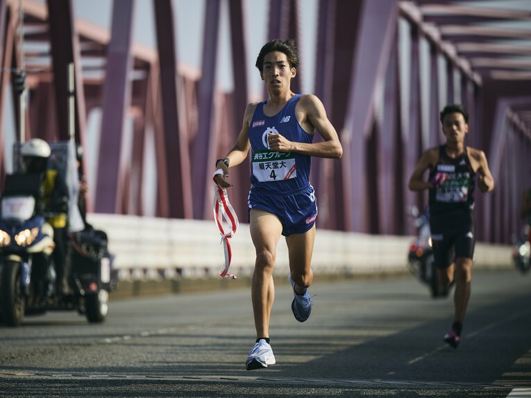 箱根駅伝ラストランとなる三浦　©Yuki Suenaga