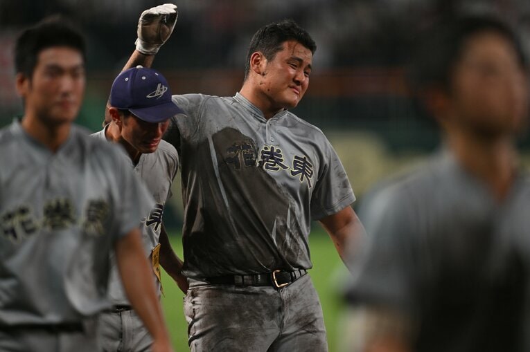 選手も、監督も、そして観客も泣いた…花巻東の最終回「伝説の反撃」　©Hideki Sugiyama