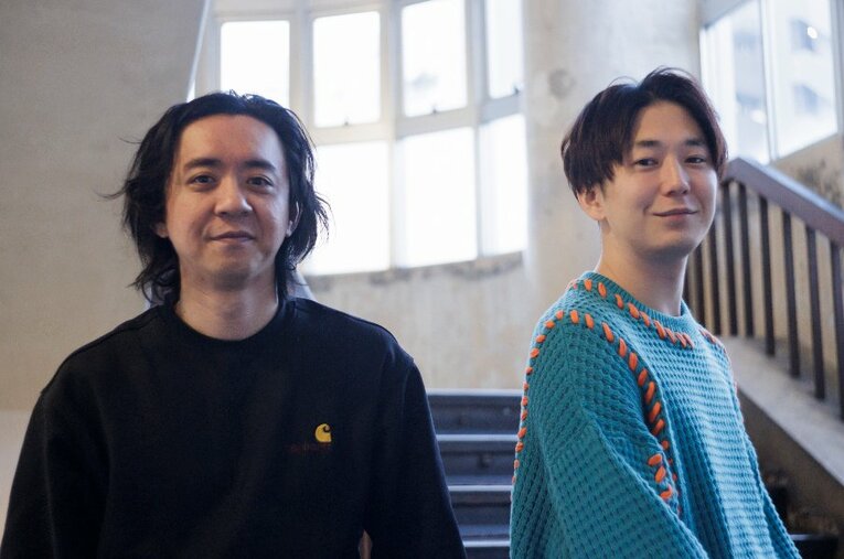 結成5年で初めてのM-1決勝だったダイヤモンド。野澤輸出（ネタ作り担当、写真左）と小野竜輔。吉本興業所属 ／ photograph by Atsushi Hashimoto