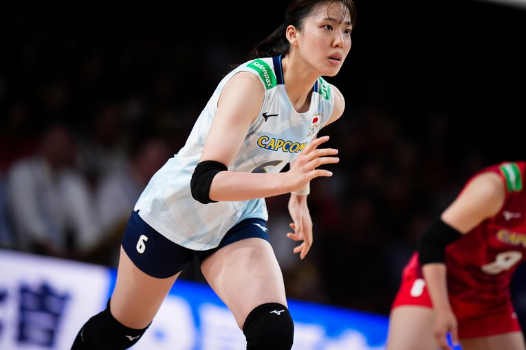 関菜々巳（VNLカナダ戦）©︎Volleyball World