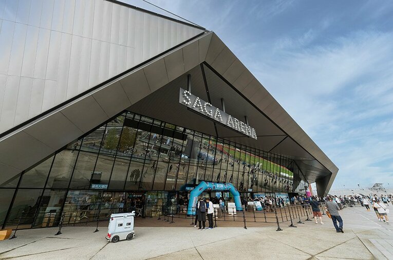 10.4 [SAT] 12:30  B1リーグ2025-26シーズンの開幕戦は対滋賀レイクス。SAGAアリーナをホームとして3年目を迎える ／ photograph by Shiro Miyake