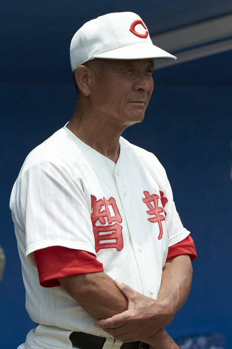 高嶋仁監督（当時） ©BUNGEISHUNJU