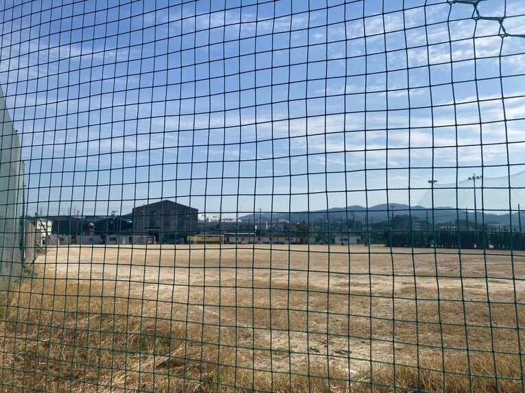 長崎日大高校のサッカーグラウンド