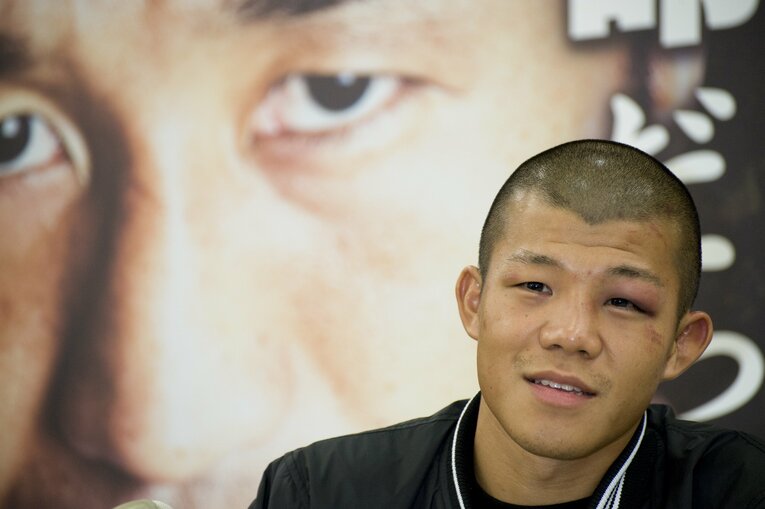 内藤大助戦後の亀田興毅　©Miki Fukano