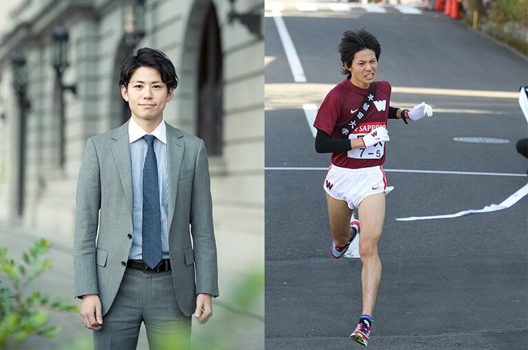 猪俣英希は商社の内定を勝ち取ったのち、箱根駅伝で柏原竜二と5区を争った　(C)Mami Yamada／Shigeki Yamamoto