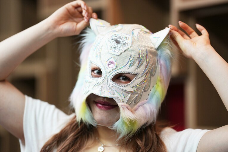 “人気覆面レスラー”スターライト・キッドの撮りおろしフォト（全19枚／スワイプするとその他の写真もご覧になれます） ©Essei Hara