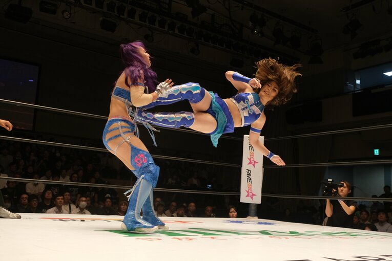 スターダムの大学生レスラー・妃南　©Norihiro Hashimoto