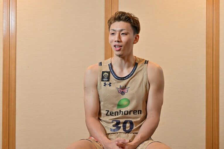 昨季のBリーグ王者である琉球ゴールデンキングスのエース・今村佳太　©Hideki Sugiyama