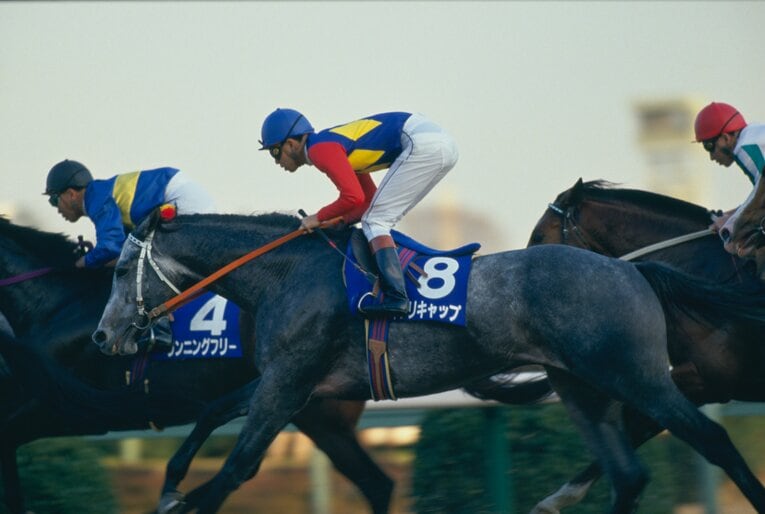 オグリキャップの引退レースとなった1990年の有馬記念　©Tomohiko Hayashi