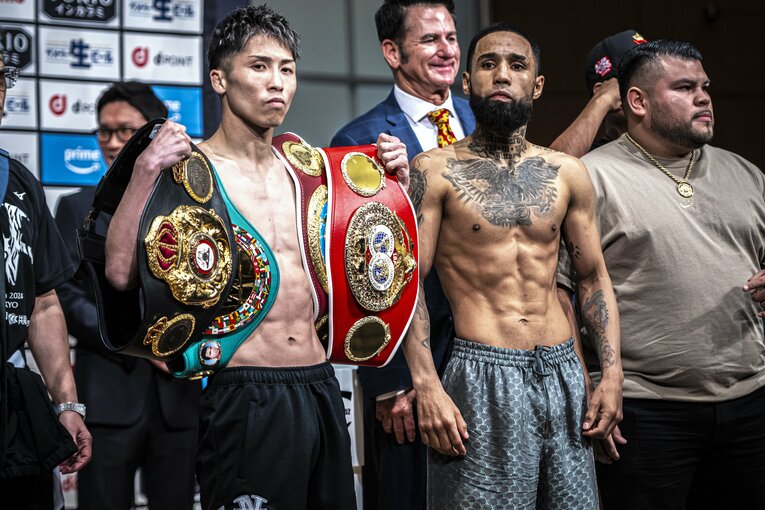 井上尚弥とネリのフォトセッション　©Takuya Sugiyama