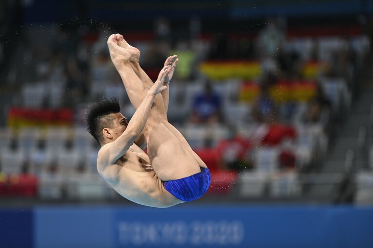 個人種目の板飛込では、13年ぶりの決勝に進出した