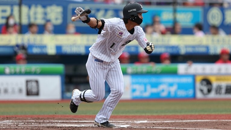 プロ5年目を勝負の1年と位置付ける藤原恭大　©︎Chiba Lotte Marines