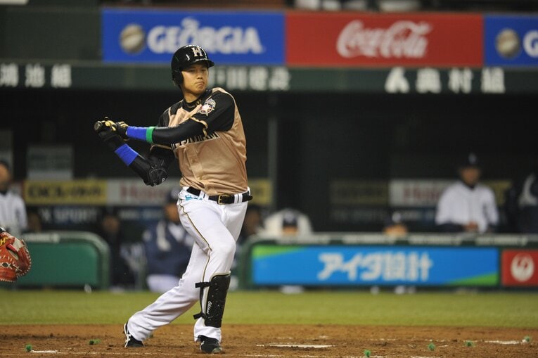 プロ1年目（2013年）の大谷翔平　©BUNGEISHUNJU