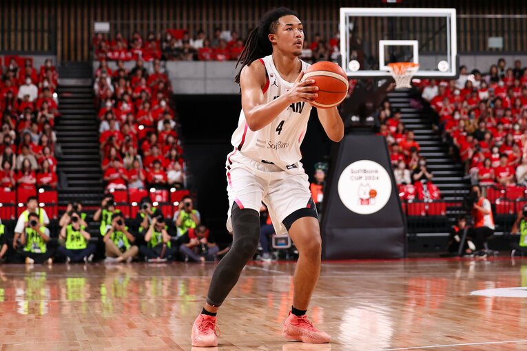 強化試合でインパクトを残し、パリ五輪メンバー入りを果たしたジェイコブス晶（20歳）©︎Takashi Aoyama/Getty Images