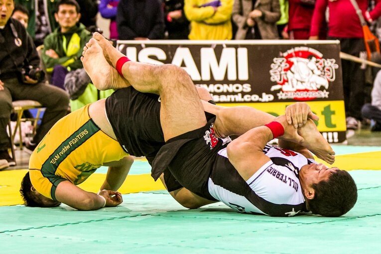 2011年2月、関根はアブダビコンバットの日本予選に出場　©Susumu Nagao