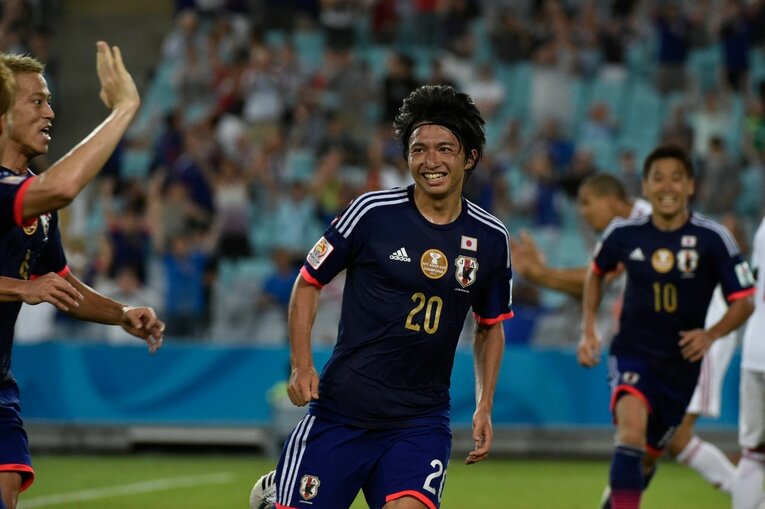 2015年のアジア杯での柴崎岳　©Takuya Sugiyama