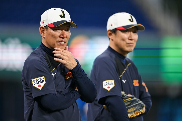 井端弘和監督も「金丸、面白くないですか！」と期待をよせているようだ　©️Nanae Suzuki