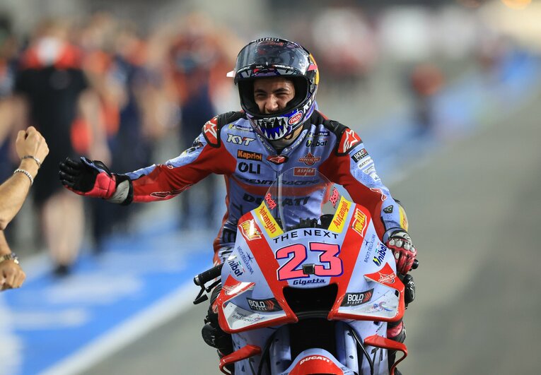 バスティアニーニはイタリア出身の24歳。20年にMoto2チャンピオンとなり、21年からMotoGPにステップアップ。過去最高位は3位だった