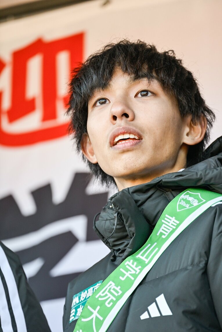 レース後の黒田朝日はこの表情【2026箱根駅伝】大逆転の5区　©Nanae Suzuki