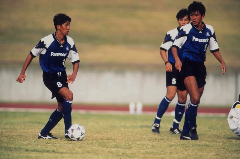 ガンバ大阪時代の八十祐治（本人提供）