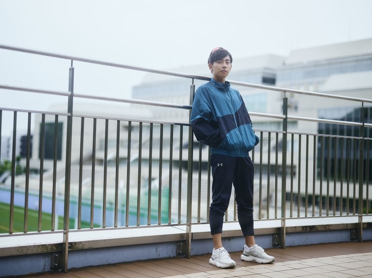 慶應大4年、主将の田島公太郎　©Yuki Suenaga