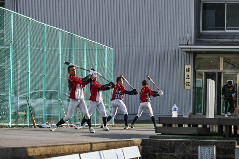 現在の智弁学園の練習風景　©︎Nanae Suzuki