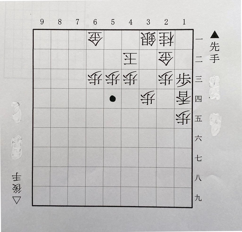 第1図は△2二金まで（下側の先手は永瀬、上側の後手は藤井）