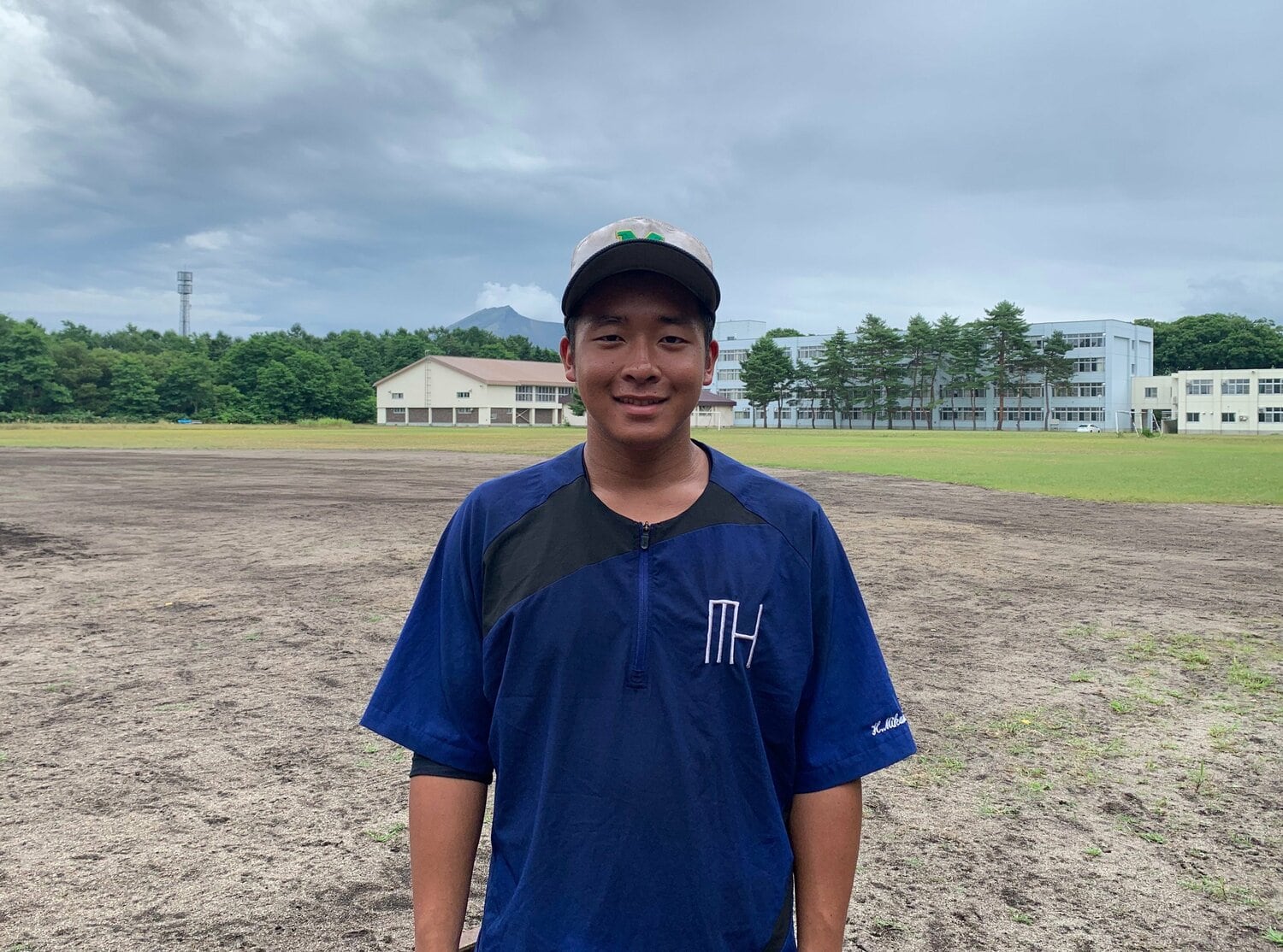 自らキャプテンに立候補した1年・三上陽斗（筆者撮影）