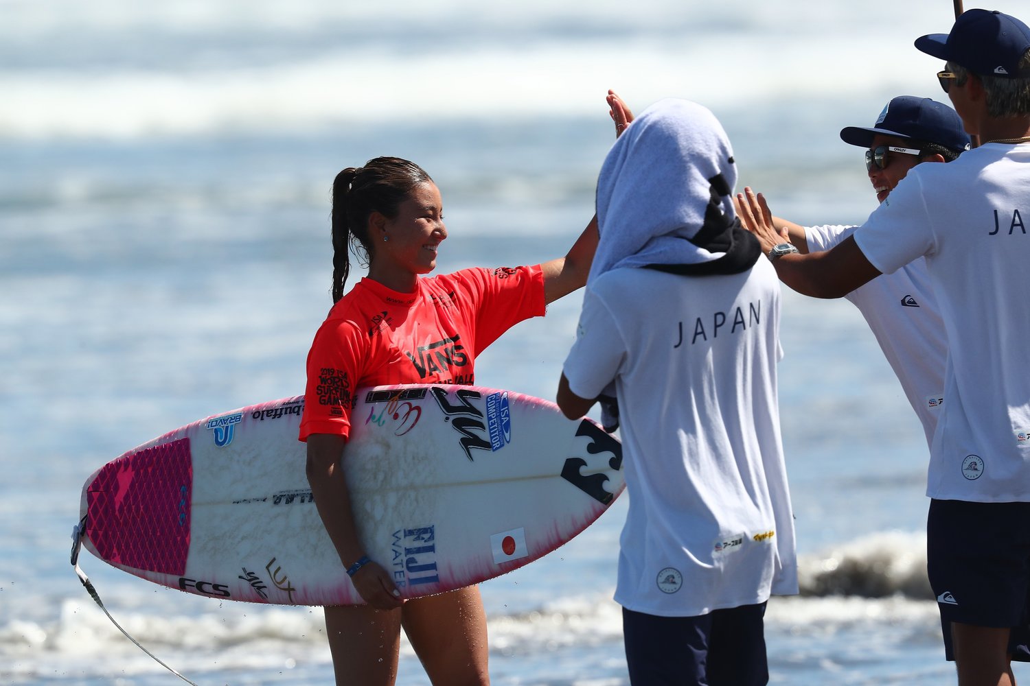(C)Getty Images　2019 ISAワールドサーフィンゲームスでアジア最高位に就き、五輪出場はほぼ確実になった
