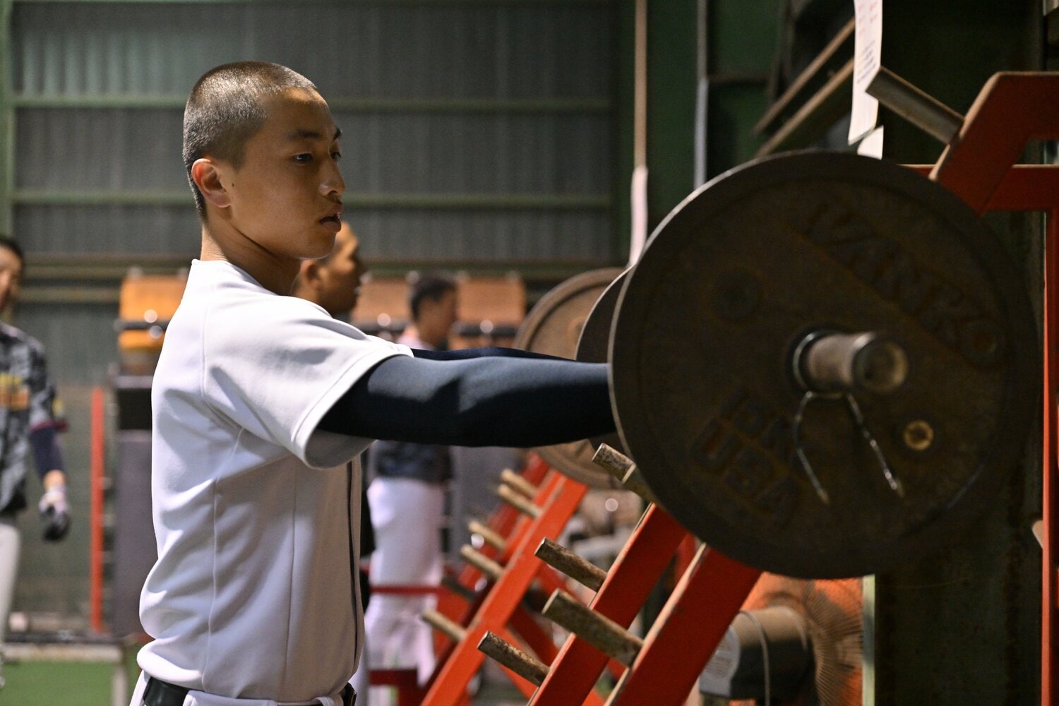 大阪桐蔭の練習風景　©Hideki Sugiyama