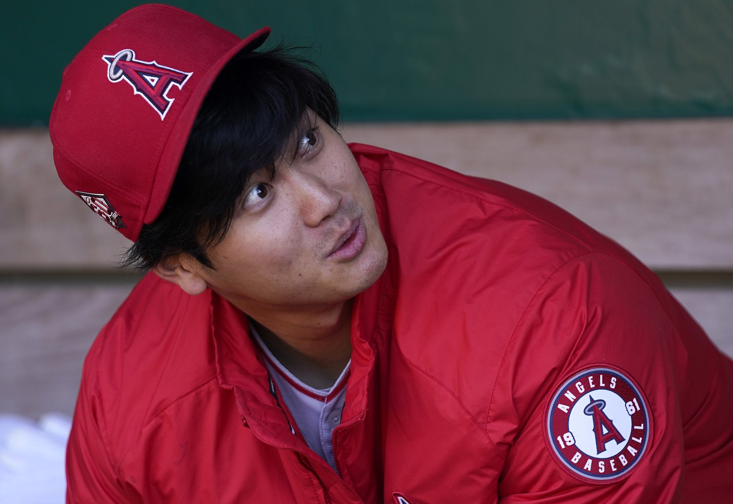 7月19日、アスレティックス戦のベンチにて。体調を維持することが、後半戦最大の課題になる©Getty Images