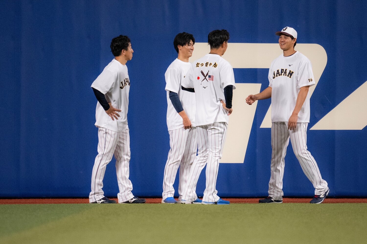 昨年３月、バンテリンドームで行われた練習から日本代表に合流した大谷翔平　©︎Nanae Suzuki