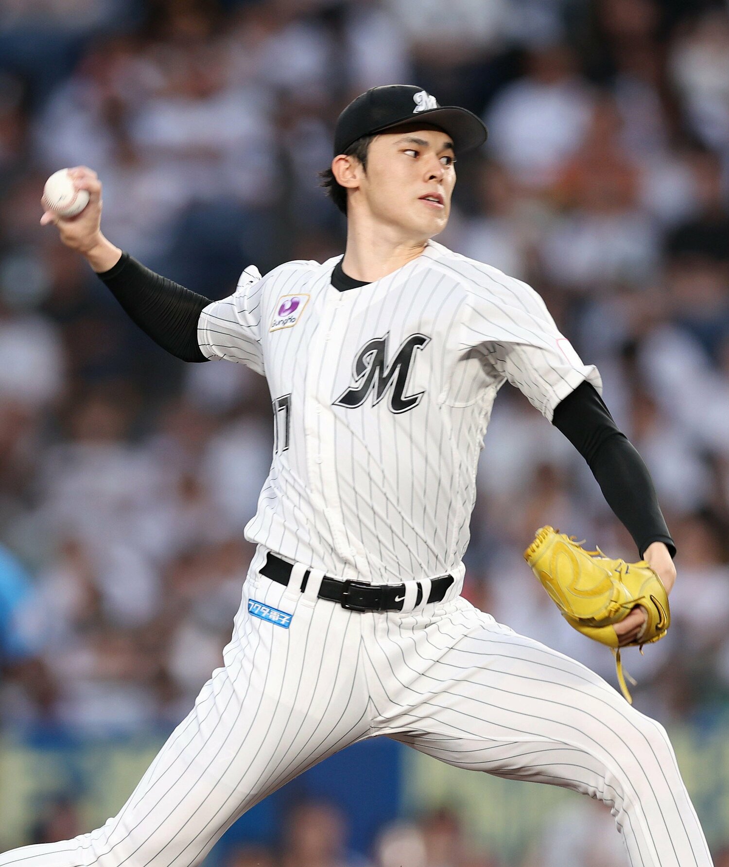 ドジャースに加入する佐々木朗希　©︎JIJI PRESS