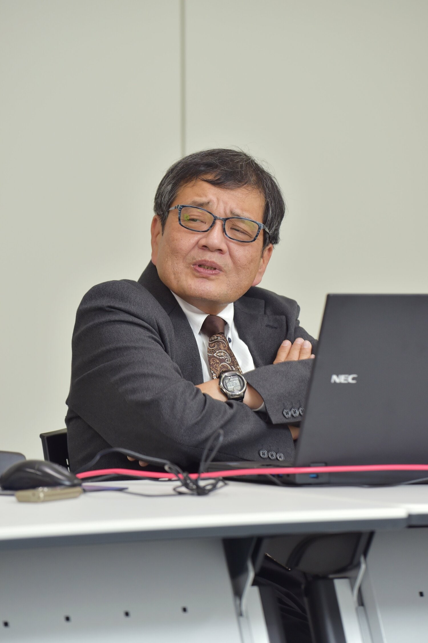 半世紀以上ベイスターズファンを続ける森永さん（2020年撮影）　©BUNGEISHUNJU