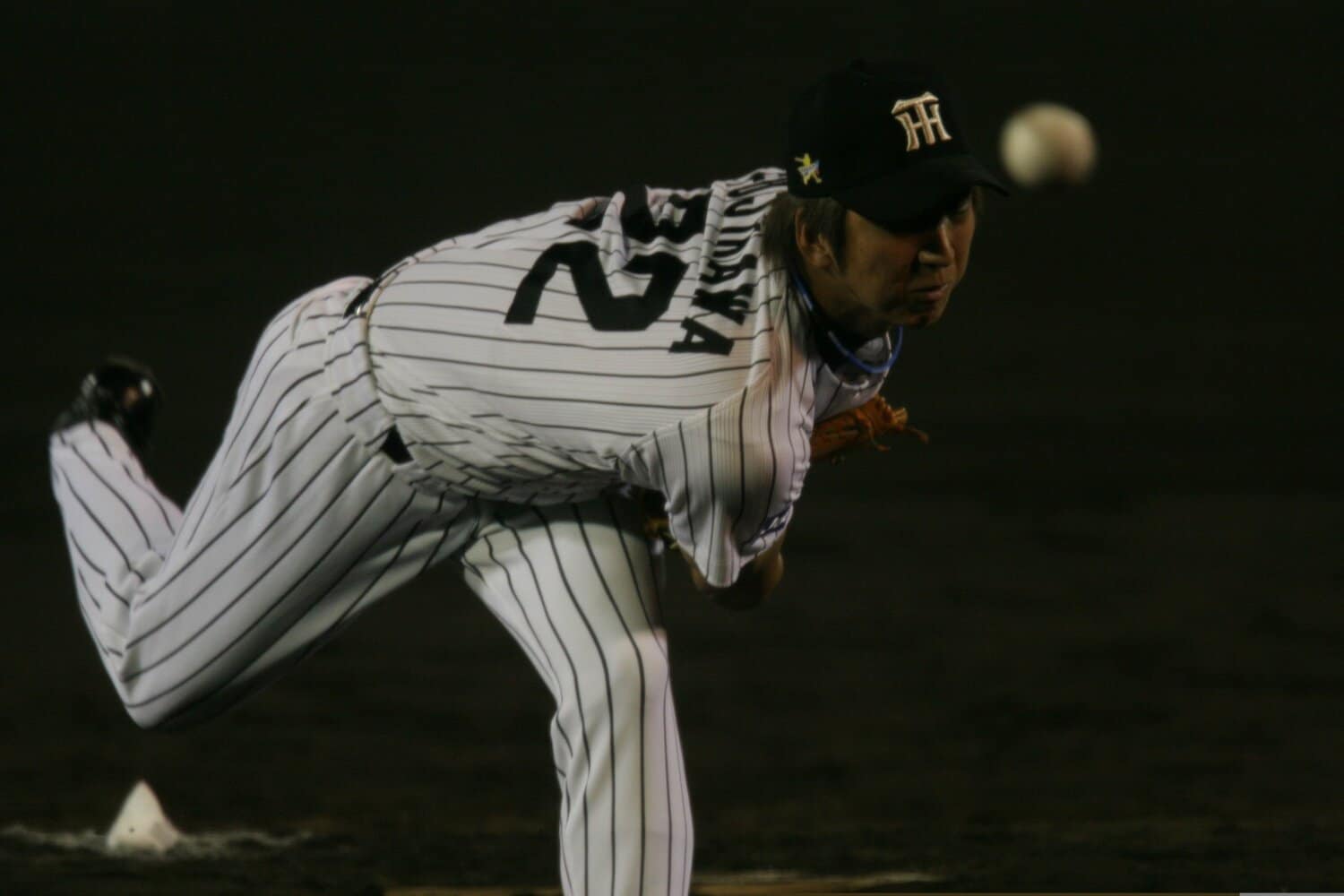 現役時代の藤川 ©Koji Asakura