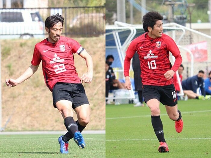 阿部勇樹39歳と柏木陽介33歳 不遇から一転リカルド新体制で輝くか…思い出す鈴木啓太の言葉【J1浦和キャンプ】<Number Web> photograph by URAWA REDS