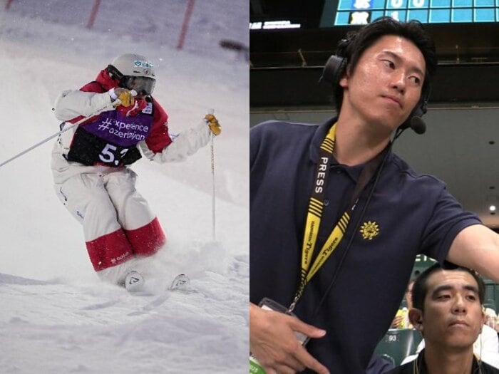 「北海道の子は、ずるいな」大阪生まれの“サンテレビのAD”が、ミラノ五輪に出るまでの苦悩…モーグル・藤木豪心が明かす「電話越しに父が泣いた日」＜Number Web＞ photograph by AFLO／サンテレビ提供