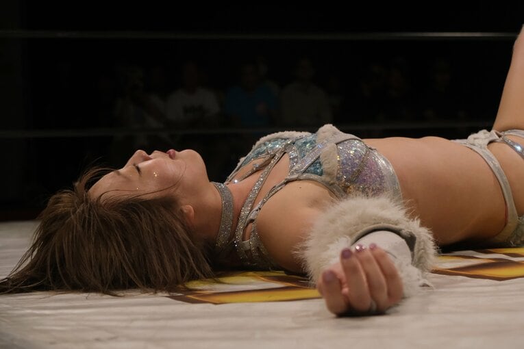 マリーゴールドの女子プロレスラー・桜井麻衣　©Norihiro Hashimoto