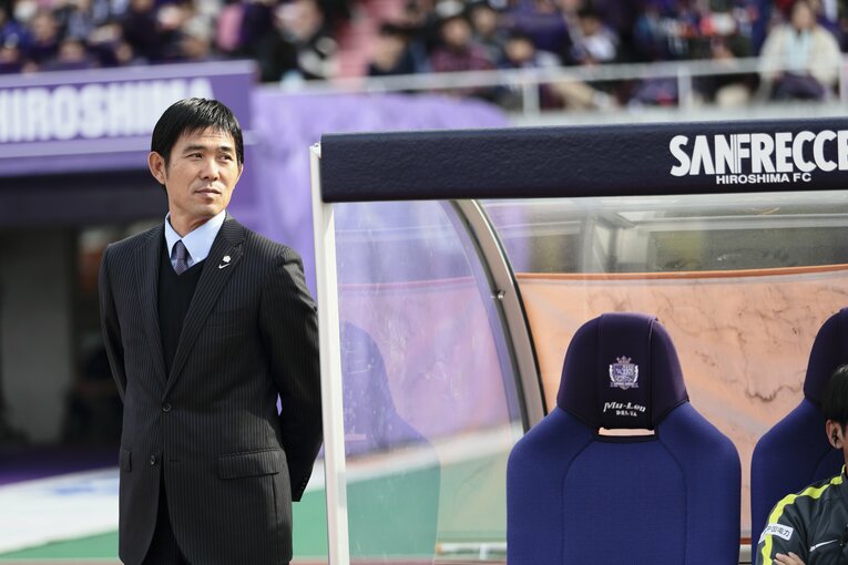サンフレッチェ広島監督時代の森保一　©Kiichi Matsumoto